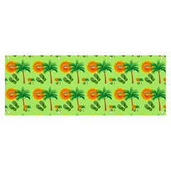 Summer Fun Pattern Banner And Sign 8  X 3  by LalyLauraFLM