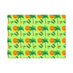 Summer Fun Pattern Premium Plush Fleece Blanket (mini) by LalyLauraFLM