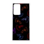 Vector Aquarium Guppies Seamless Fish Pattern With Black Background Samsung Galaxy Note 20 Ultra TPU UV Case Front