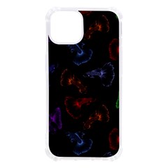 Vector Aquarium Guppies Seamless Fish Pattern With Black Background Iphone 13 Tpu Uv Print Case