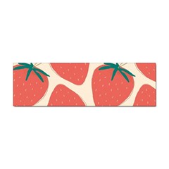 Seamless Strawberry Pattern Vector Sticker Bumper (10 Pack) by Grandong