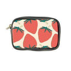 Seamless Strawberry Pattern Vector Coin Purse by Grandong