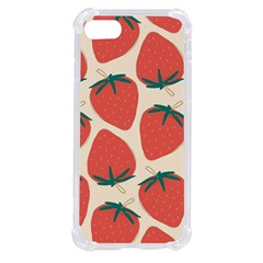 Seamless Strawberry Pattern Vector Iphone Se by Grandong