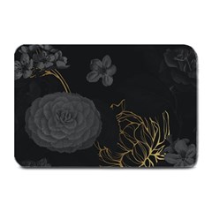 Dark And Gold Flower Patterned Plate Mats by Grandong