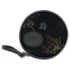 Dark And Gold Flower Patterned Classic 20-cd Wallets by Grandong