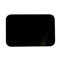 Dark And Gold Flower Patterned Open Lid Metal Box (silver)  