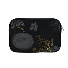 Dark And Gold Flower Patterned Apple Macbook Pro 13  Zipper Case by Grandong