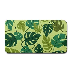 Seamless Pattern Of Monstera Leaves For The Tropical Plant Background Medium Bar Mat