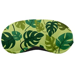 Seamless Pattern Of Monstera Leaves For The Tropical Plant Background Sleep Mask