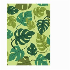 Seamless Pattern Of Monstera Leaves For The Tropical Plant Background Large Garden Flag (Two Sides)