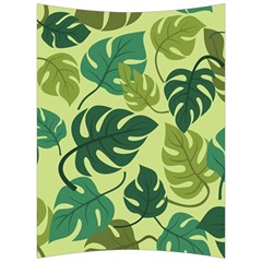 Seamless Pattern Of Monstera Leaves For The Tropical Plant Background Back Support Cushion