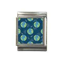 Seamless Pattern Cartoon Earth Planet Italian Charm (13mm) by Grandong