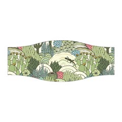 Playful Cactus Desert Landscape Illustrated Seamless Pattern Stretchable Headband by Grandong