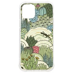 Playful Cactus Desert Landscape Illustrated Seamless Pattern Iphone 12/12 Pro Tpu Uv Print Case by Grandong