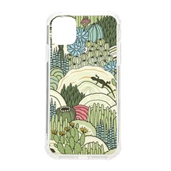 Playful Cactus Desert Landscape Illustrated Seamless Pattern Iphone 11 Tpu Uv Print Case by Grandong