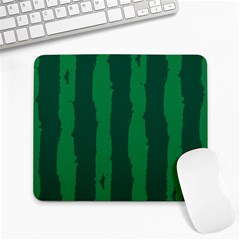 Green Seamless Watermelon Skin Pattern Large Mousepad by Grandong