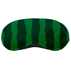 Green Seamless Watermelon Skin Pattern Sleep Mask by Grandong