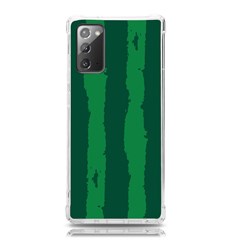 Green Seamless Watermelon Skin Pattern Samsung Galaxy Note 20 Tpu Uv Case by Grandong