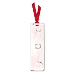 Cute Cat Cartoon Doodle Seamless Pink Pattern Small Book Marks