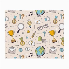 Quiz Backgrounds Ans Seamless Small Glasses Cloth by Grandong