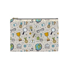 Quiz Backgrounds Ans Seamless Cosmetic Bag (medium) by Grandong