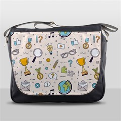 Quiz Backgrounds Ans Seamless Messenger Bag by Grandong