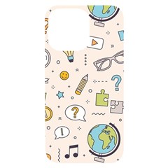 Quiz Backgrounds Ans Seamless Iphone 14 Pro Max Black Uv Print Case by Grandong