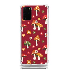 Woodland Mushroom And Daisy Seamless Pattern Samsung Galaxy S20plus 6 7 Inch Tpu Uv Case by Grandong