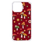 Woodland Mushroom And Daisy Seamless Pattern iPhone 13 Pro Max TPU UV Print Case Front