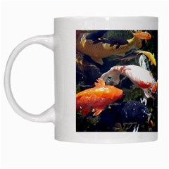 Koi Pond 3d Fish White Mug by Grandong