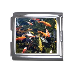 Koi Pond 3d Fish Mega Link Italian Charm (18mm) by Grandong