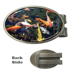 Koi Pond 3d Fish Money Clips (oval)  by Grandong