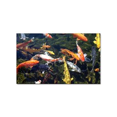 Koi Pond 3d Fish Sticker (rectangular) by Grandong