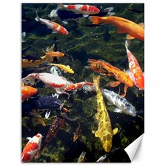 Koi Pond 3d Fish Canvas 18  X 24  by Grandong