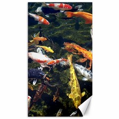 Koi Pond 3d Fish Canvas 40  X 72  by Grandong