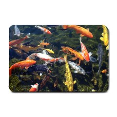 Koi Pond 3d Fish Small Doormat by Grandong