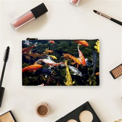 Koi Pond 3d Fish Cosmetic Bag (small) by Grandong