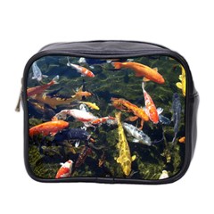 Koi Pond 3d Fish Mini Toiletries Bag (two Sides) by Grandong