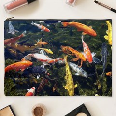 Koi Pond 3d Fish Cosmetic Bag (xxxl) by Grandong