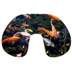 Koi Pond 3d Fish Travel Neck Pillow by Grandong