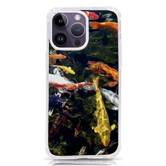 Koi Pond 3d Fish Iphone 14 Pro Max Tpu Uv Print Case