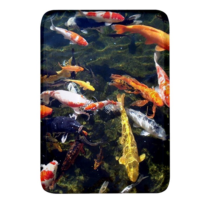 Koi Pond 3d Fish Rectangular Glass Fridge Magnet (4 pack)