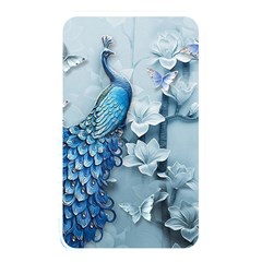 Chinese Style 3d Embossed Blue Peacock Oil Painting Memory Card Reader (rectangular) by Grandong