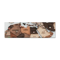 3d Vintage World Map Sticker Bumper (10 Pack) by Grandong