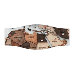 3d Vintage World Map Stretchable Headband by Grandong