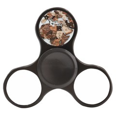 3d Vintage World Map Finger Spinner by Grandong