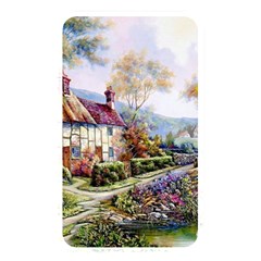 Colorful Cottage River Colorful House Landscape Garden Beautiful Painting Memory Card Reader (rectangular) by Grandong