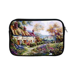 Colorful Cottage River Colorful House Landscape Garden Beautiful Painting Apple Ipad Mini Zipper Cases by Grandong