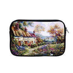 Colorful Cottage River Colorful House Landscape Garden Beautiful Painting Apple Macbook Pro 13  Zipper Case by Grandong