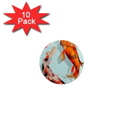 Koi Fish 1  Mini Magnet (10 Pack)  by Grandong